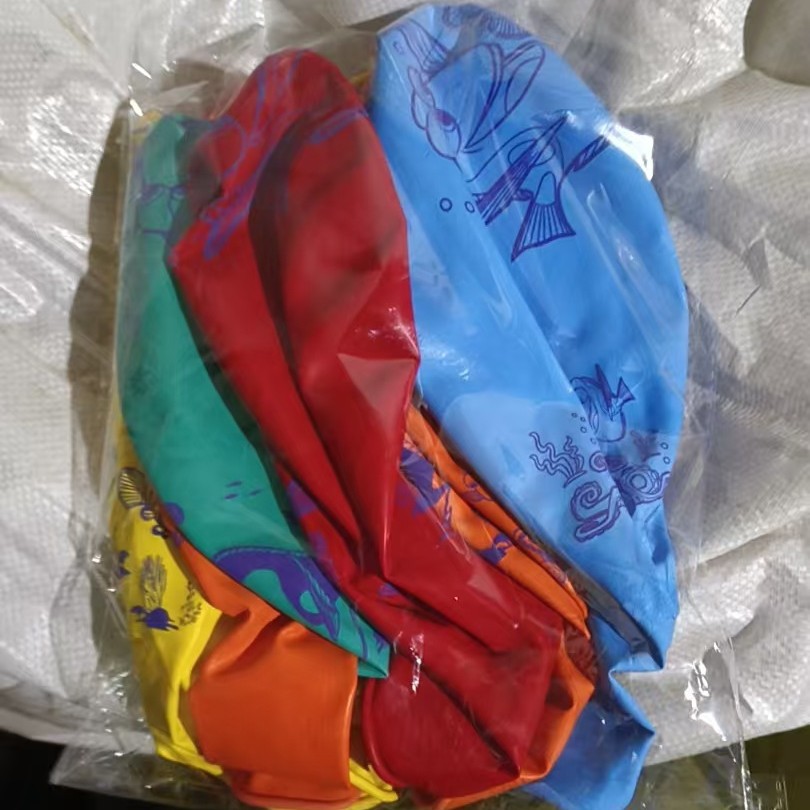 Печать 36-дюймовый идеальный круг: разноцветные морские животные, 10 шт.