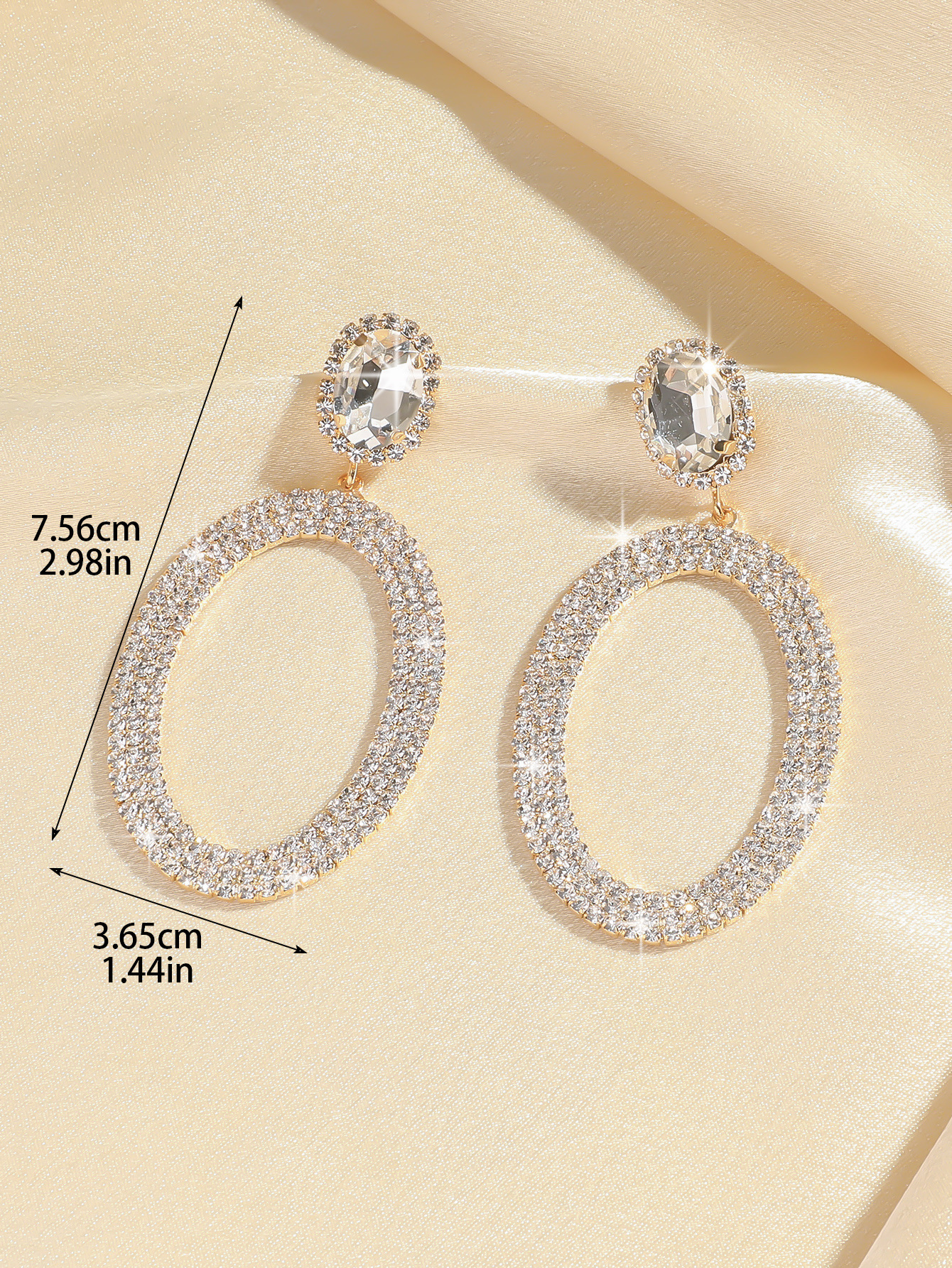 orecchini lunghi con nappe e strass in zircone super flash di alta qualità per le donne, orecchini alla moda dal temperamento_voghion.com