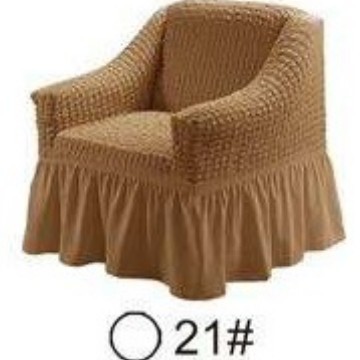 Cubresofá Seersucker universal, de poliéster elástico con falda, decoración para todas las estaciones, venta directa de fábrica.