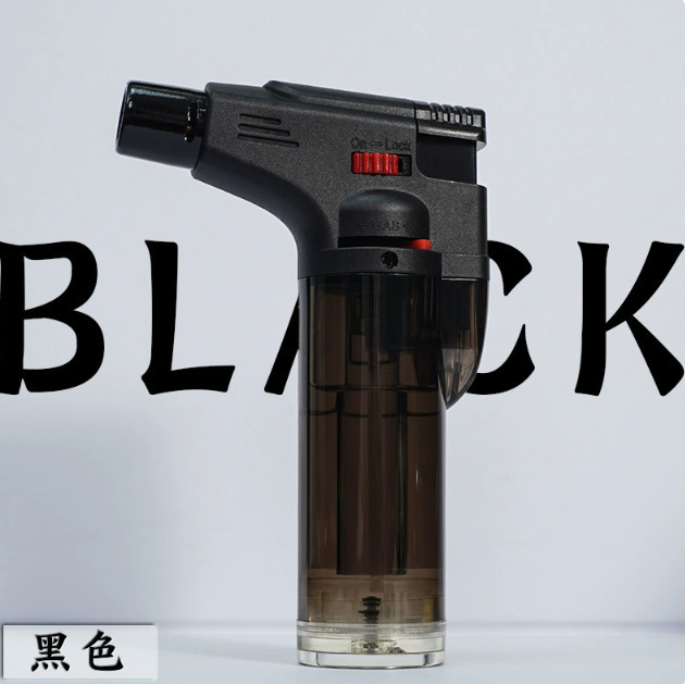 新打火机高级防风直冲打火机点火器点艾条神器点雪茄充气焊枪喷枪|undefined