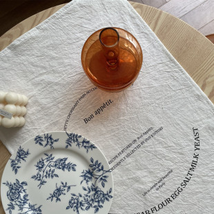 Korean ins style breakfast placemat napkin cover cloth food decoration props
