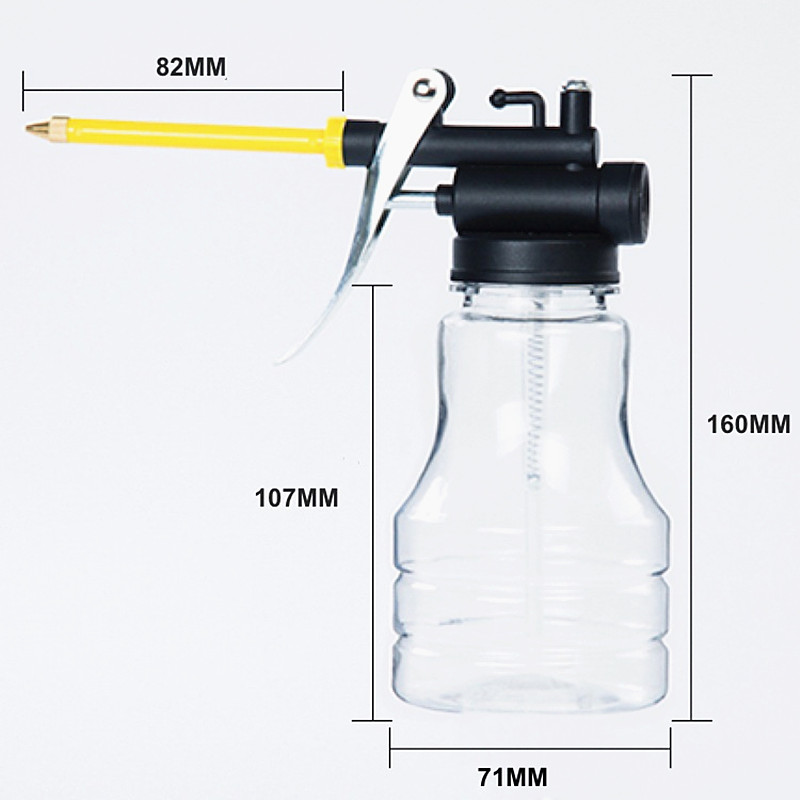 Olla de aceite transparente tubo duro de 250 ml