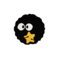 Holding Yellow Star Coal Ball