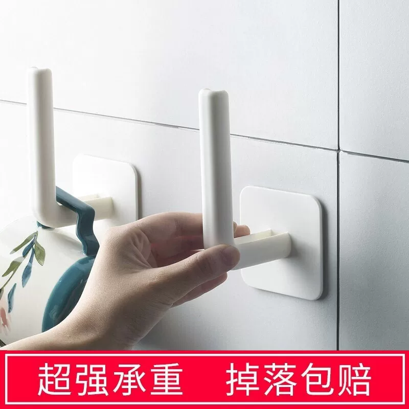 Sticky hook strong load and paste the dormitory women's room wall door behind the wall, small hook without trace hooks, laying artifacts