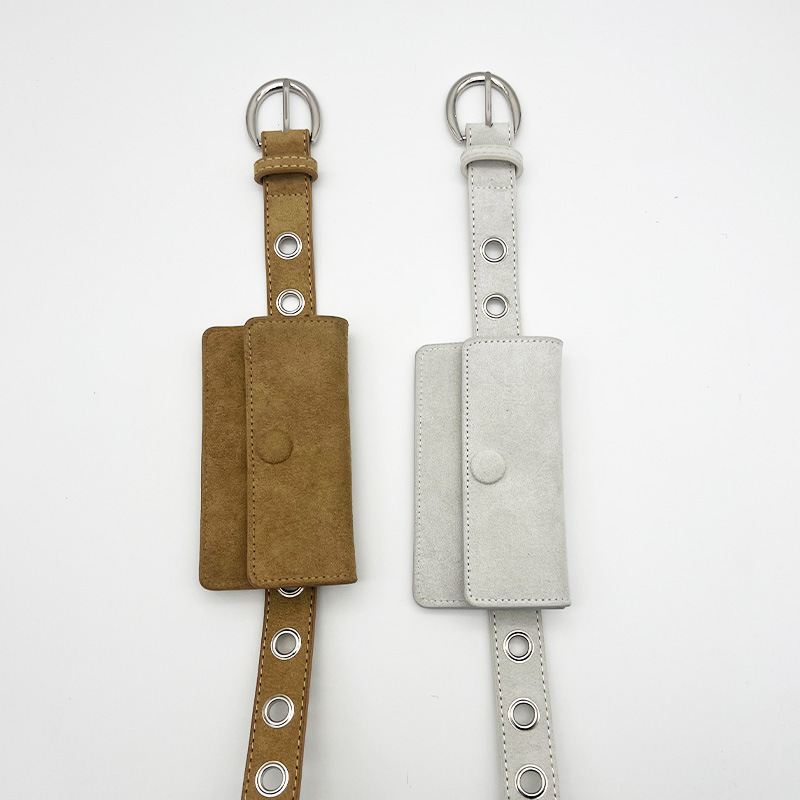 Suede belt accessory for women, suitable for decorating small waist bags, paired with jeans and skirts, featuring a unique design, niche vintage style, versatile belt Suede belt accessory for women, suitable for decorating small waist bags, paired with jeans and skirts, featuring a unique design, niche vintage style, versatile belt