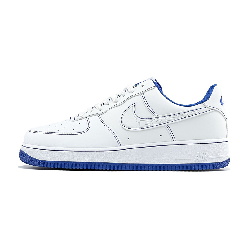 공군 화이트 블루 봉합