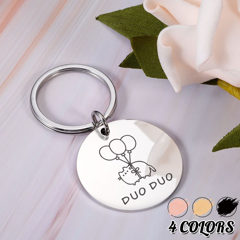 [Personalized Cat ID Tag Anti-lost Mirror Pet Name Tags ]