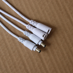 DC5.5mm butt connector 2-core male and female butt plug LED butt wire connector ceiling lamp drive plug