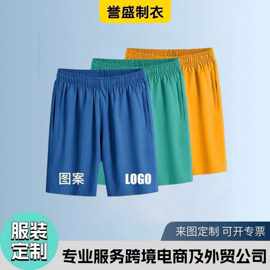 定制订做夏季欧美潮流男士短裤宽松大码外贸欧码运动休闲裤