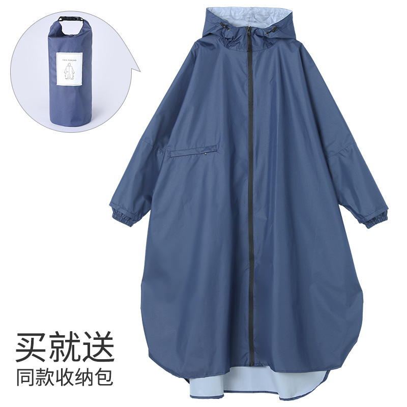 Japonés y coreano Taiwán moda adulto ciclismo impermeable al aire libre hombres y mujeres pareja engrosada Amazon poncho agente de comercio exterior