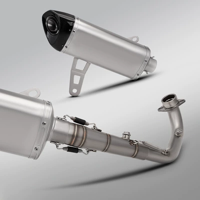 Scooter Zongshen 368g Stainless: Motorcycle exhaust pipe