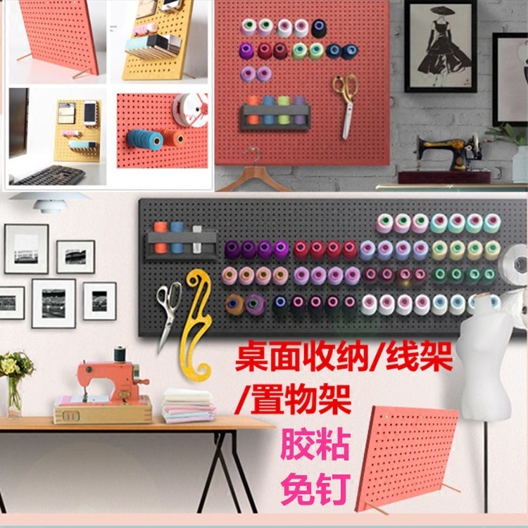 缝纫机线架缝纫线架实木放宝塔线家用线圈96缝纫收纳架线托壁挂式|undefined