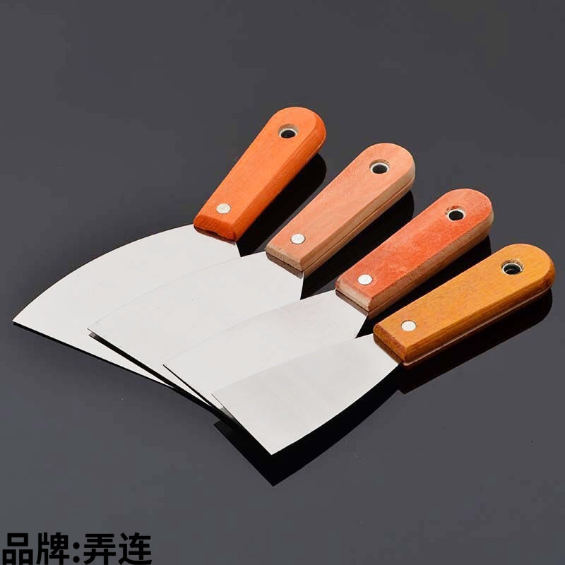 高碳钢油灰刀清洁铲刀刮刀多用途抹泥刀腻子刀玻璃铲清洁烧烤摊油