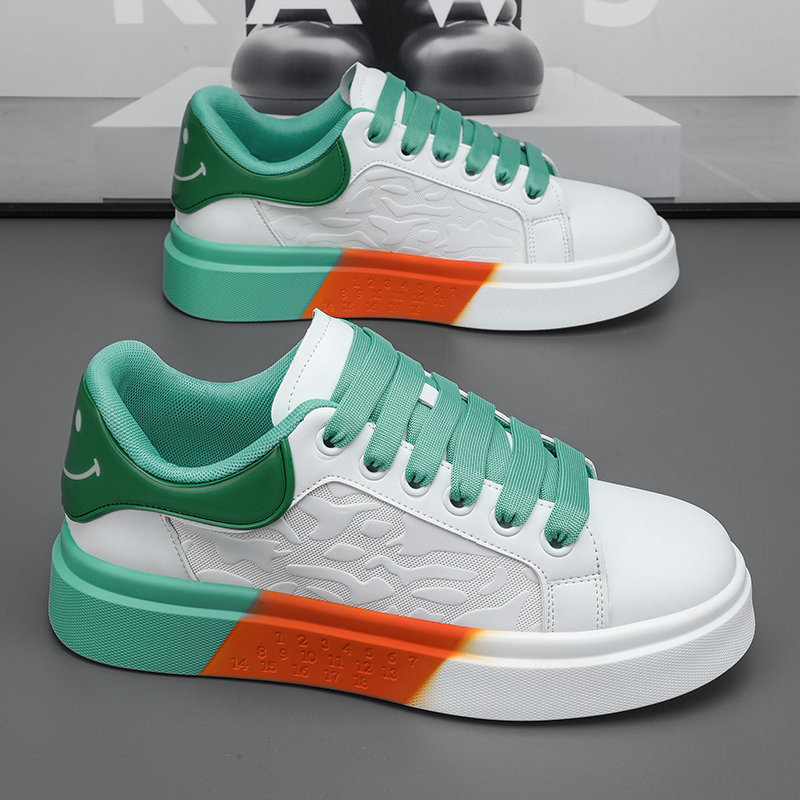 Men Trendy Platform Color Blocker Shoes Casual Sports Men - Picture 8 of 10