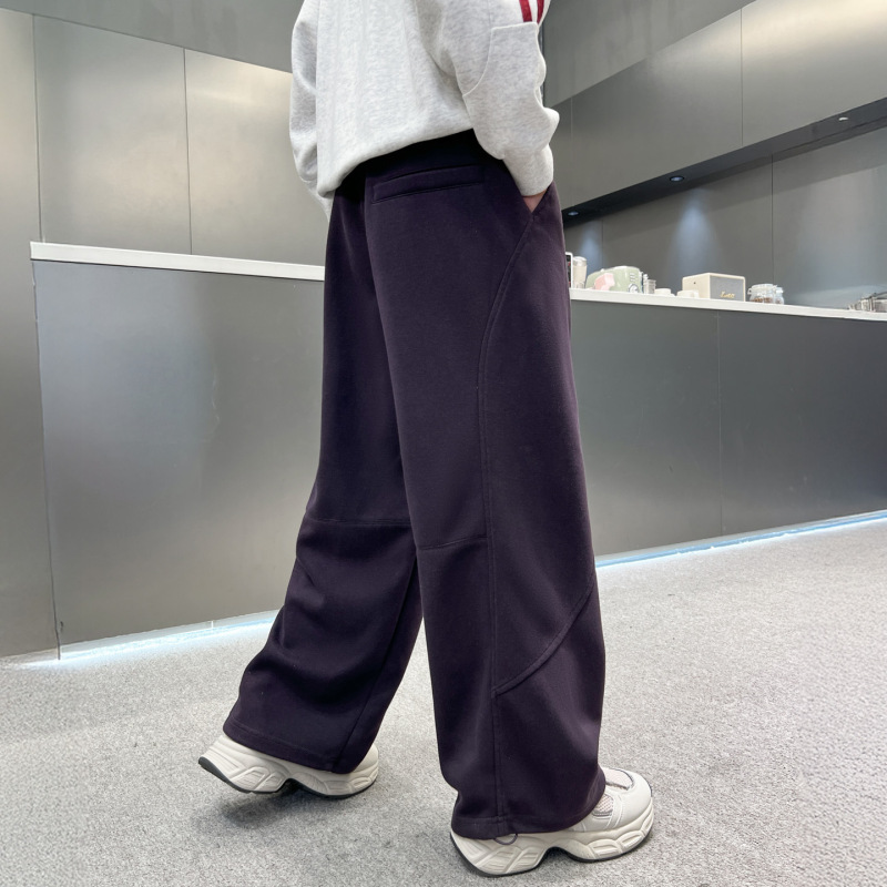 男童裤子春秋款2025新款儿童秋装运动裤中大童男孩秋季束脚卫裤潮|undefined