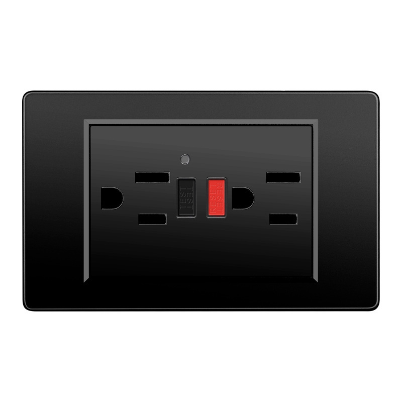 Enchufe de protección contra fugas estándar estadounidense GFCI 118 tipo 15A, 110-250V
