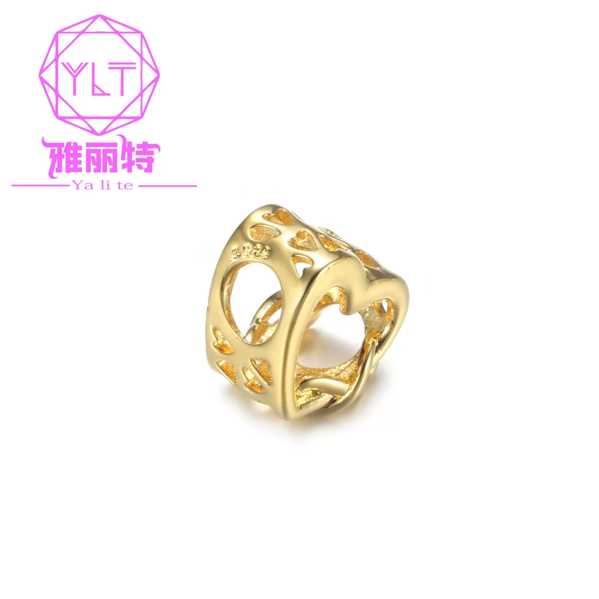 [雅丽特 潘家 一比一材质 挚爱母亲永恒符号心形759515C00]
