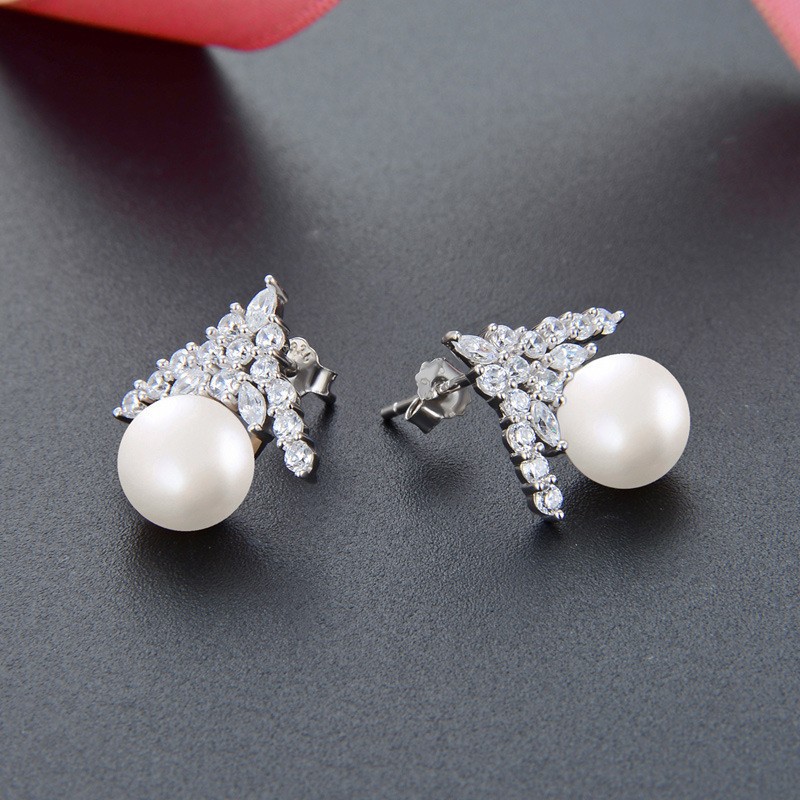 Pendientes de cuentas de concha 003520