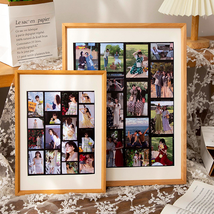 Photo wash made photo frame wall hanging diy handmade album Puzzle couple gift creative wedding photo a4 picture frame