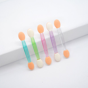 Customized Disposable Double-Ended Eye Shadow Stick Sponge Latex Eye Shadow Brush Eye Special Concealer Makeup Brush Beauty Makeup