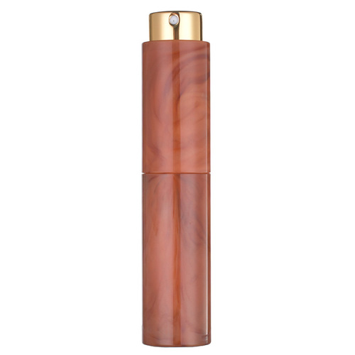 New portable 10ML perfume dispensing bottle, imitation marble pattern glass liner, fine spray perfume packaging material