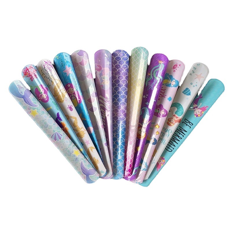 Strictly Select New Mermaid Snap Ring Amazon Non-Infringement Element Pattern Children's Toy Snap Ring Bracelet