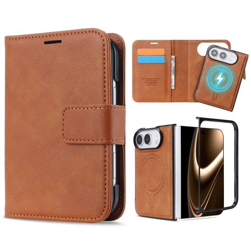 iPhone 18 Pro Max phone case, iPhone Duo foldable protective case, 17 magnetic detachable leather case, full coverage, drop-proof iPhone 18 Pro Max phone case, iPhone Duo foldable protective case, 17 magnetic detachable leather case, full coverage, drop-proof