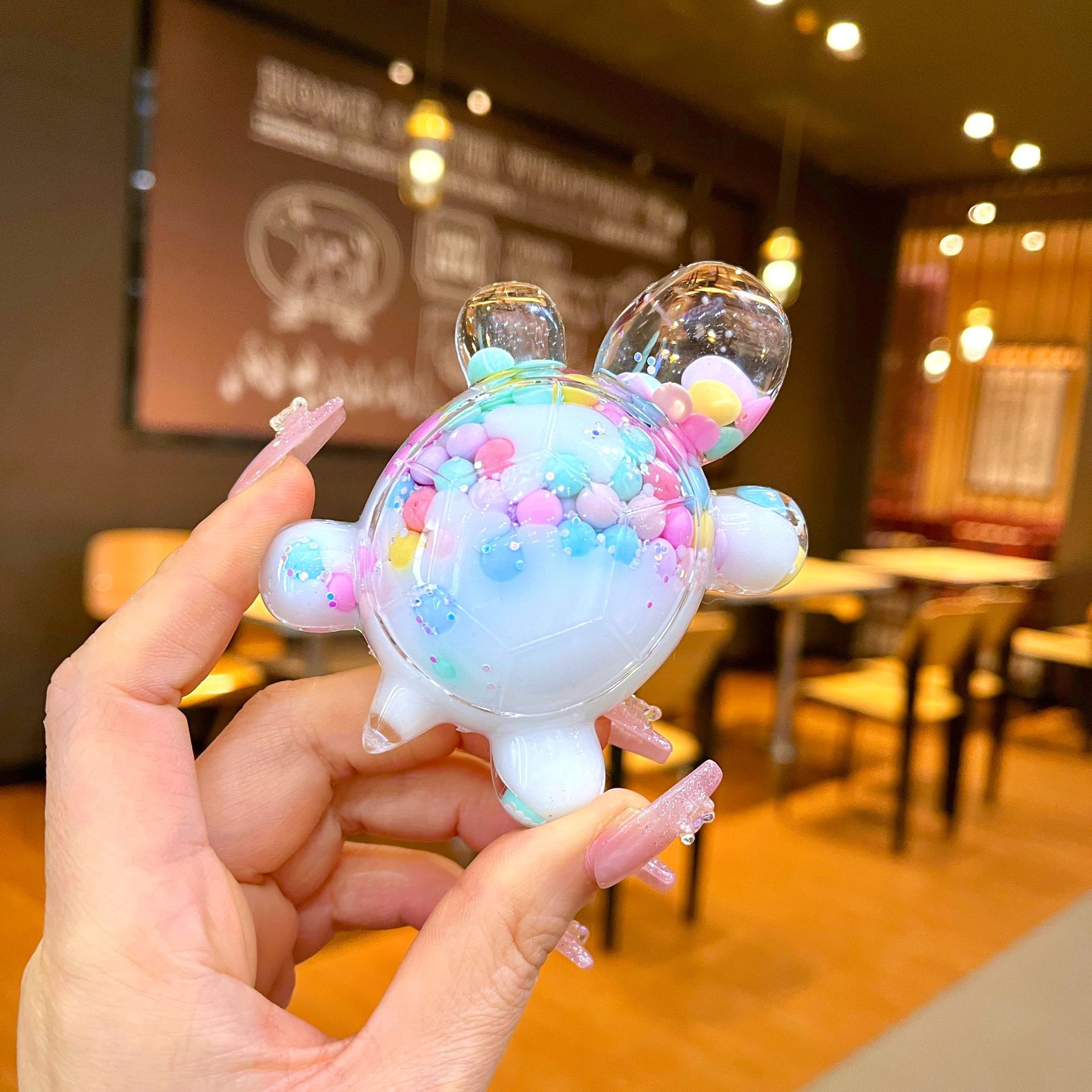 큰 우유콩거북 [밀크화이트]