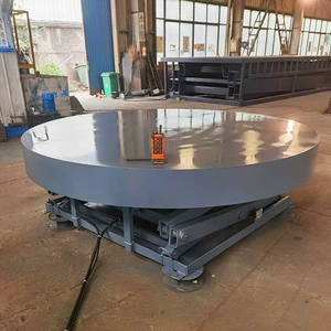 Electric Lifting and Rotating Platform for Car Showrooms, Large Industrial Rotating Display Stand, Work Lift Platform