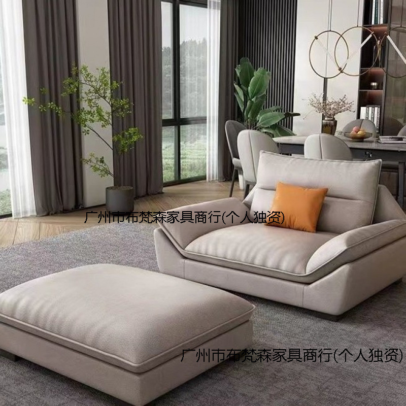 大小户型家用直排组合乳胶免洗布艺沙发 简约时尚现代科技布沙发|undefined