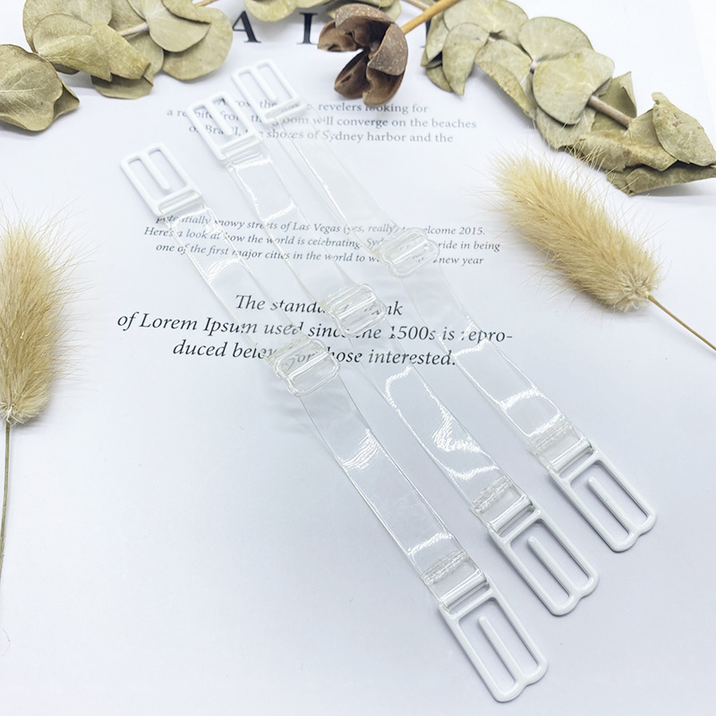 Manufacturer underwear accessories transparent back strap adjustable fixed bra invisible sports shoulder strap extension