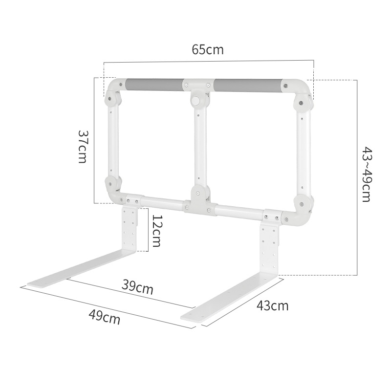 Pasamanos de cama transfronterizos ayuda de levantamiento para ancianos domésticos plegables para mujeres embarazadas con discapacidad
