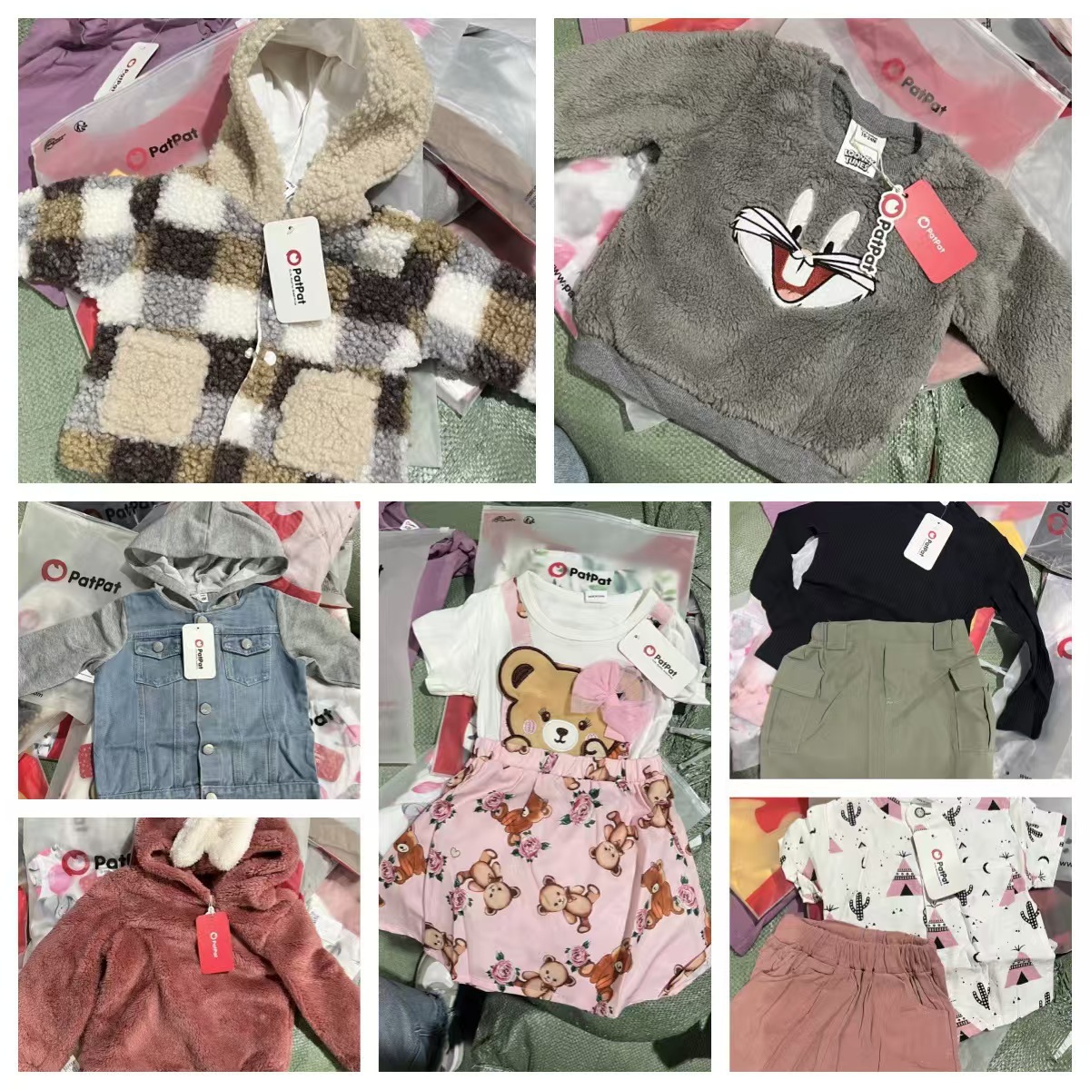 Comercio exterior patpat sets de ropa infantil set de dos piezas de inventario ropa al por mayor marca estilo mezclado image 1