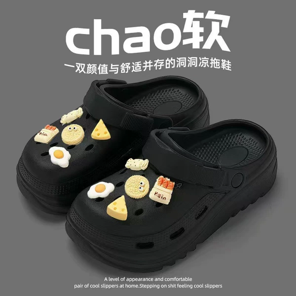 01 Hole shoes black [Eggbests]