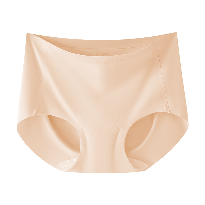 Seda de hielo de secado rápido, ropa interior antiembarazosa que no deja marcas, almohadillas de algodón especiales para fitness y yoga, no muestran el artefacto del triángulo de línea Y, damas