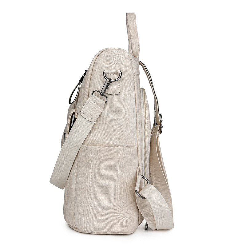 Nuevo bolso de mujer antirrobo de moda, cuero suave, mochila de gran capacidad, todo fósforo, ocio, viaje de viaje, mochila escolar para estudiantes al por mayor