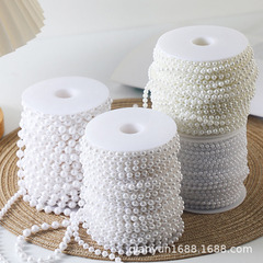 Flower Art Pearl Chain Accessory Chain Rose Flower Bouquet Shape Tassel Flower Art Packaging Material Florist Supplies 