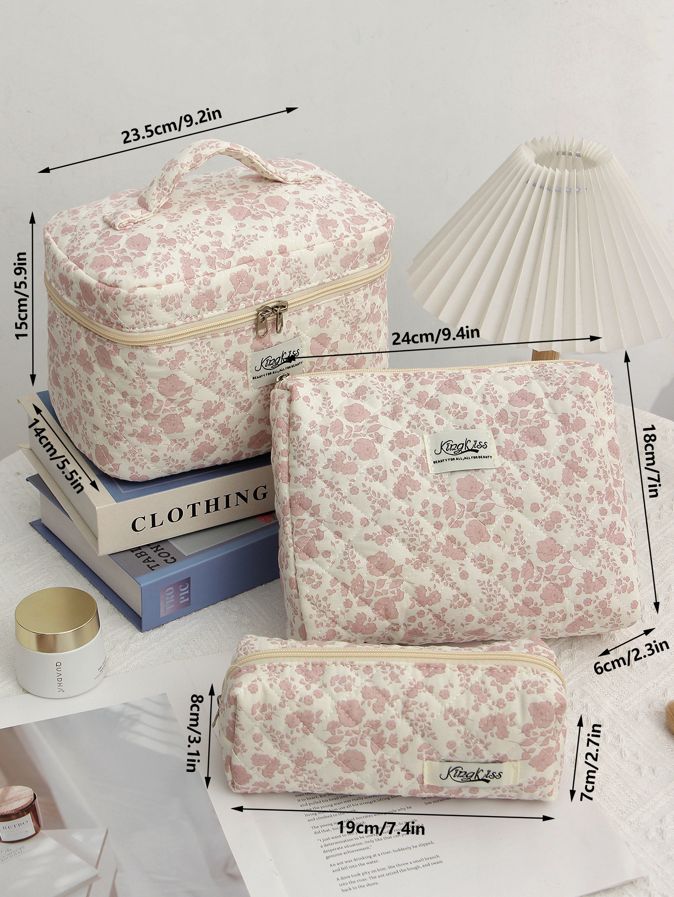 Small Orchid Large Capacity Cosmetic Bag For Women With High Value Wash Bag For Going Out, Portable Travel, Octagonal Bag, Multifunctional_voghion.com