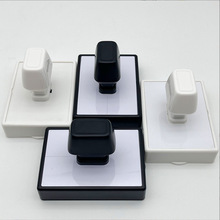 白色光敏印章材料批发 免封边透视窗口套色印章景点打卡长方形印