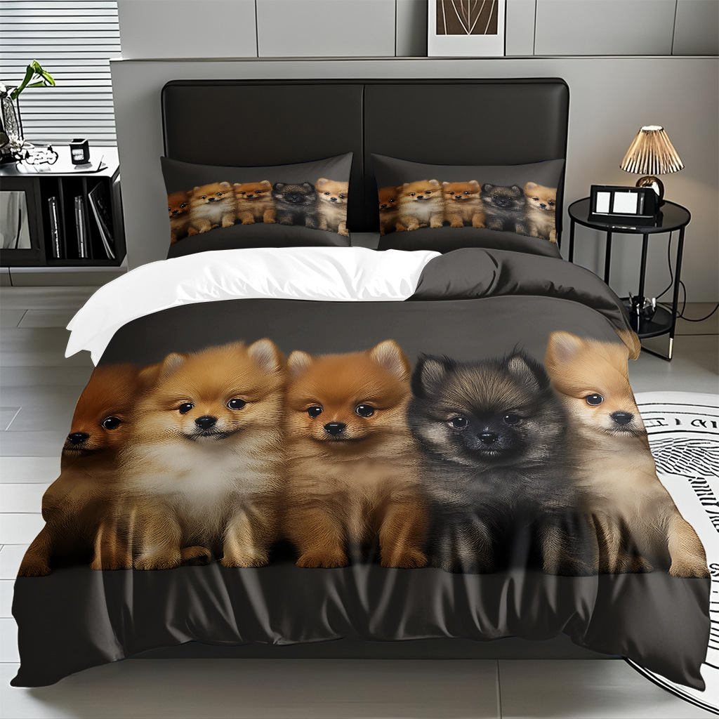 Cute perrito abrasión kit impresión digital pro-piel fabricante textil respirable venta directa soporte TEMU / JIT