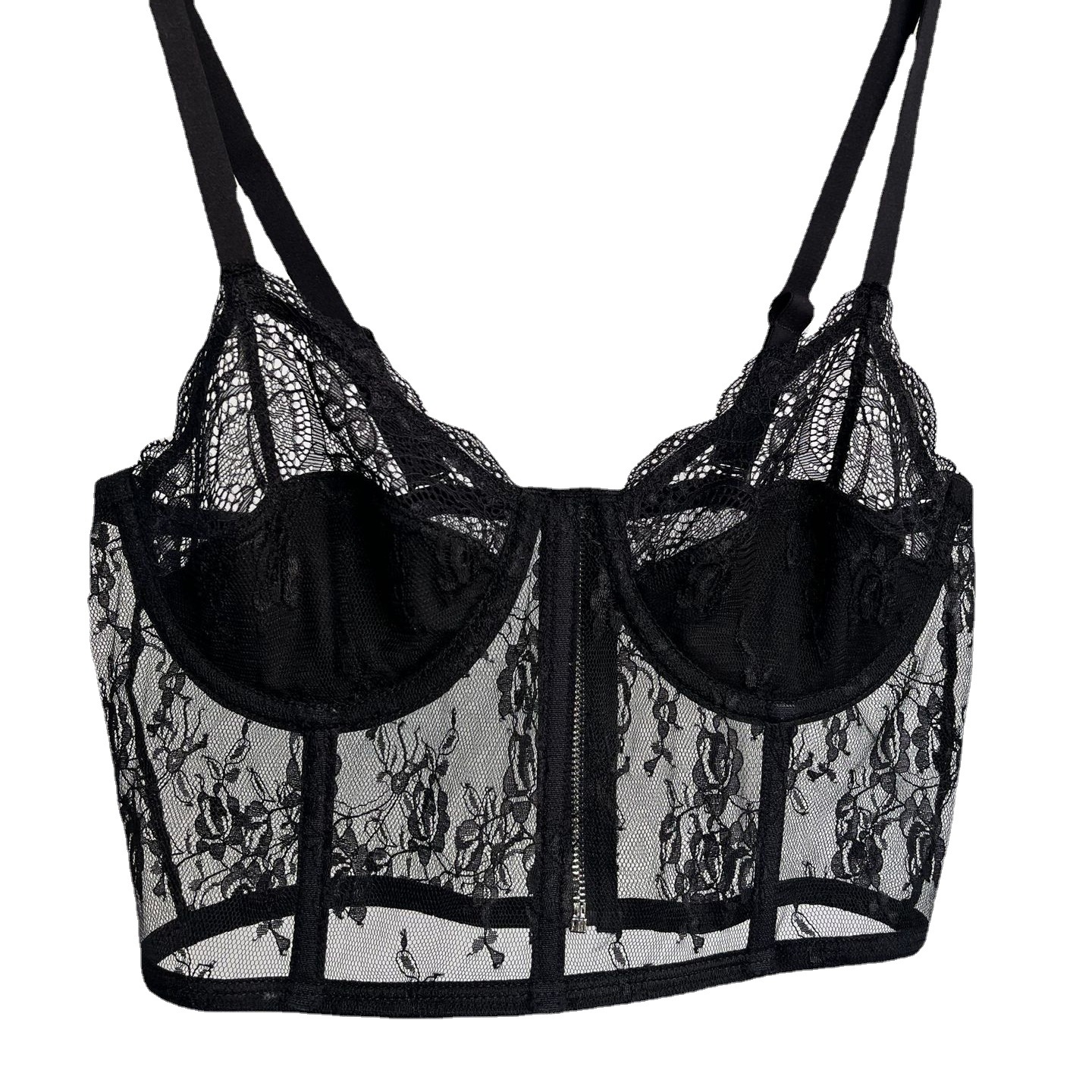 露美背性感內(nèi)衣御姐甜辣魚骨蕾絲內(nèi)衣吊帶文胸bras配禮服批發(fā)定制