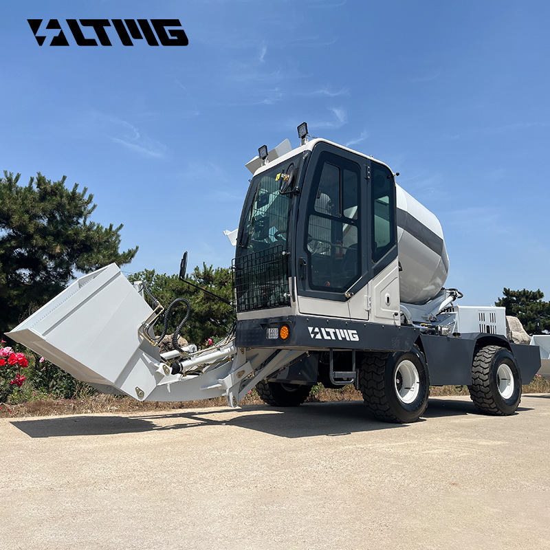 混凝土搅拌车3立方3.5立方工程车 智能自动上料一体搅拌运送车