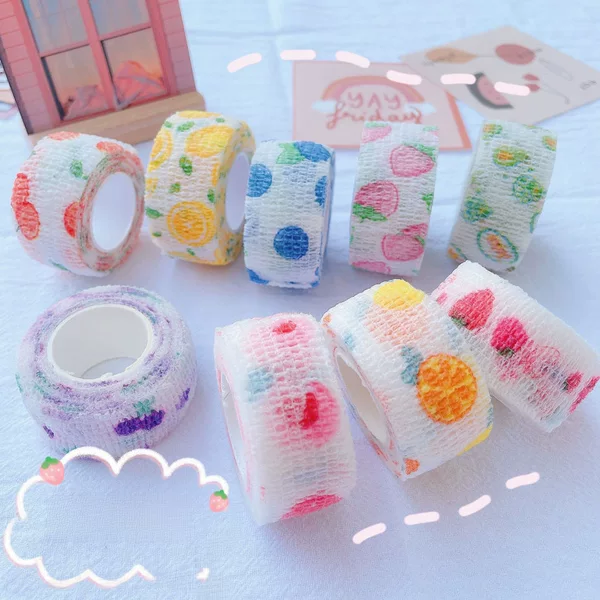 Finger Bandage Finger Protection Self-adhesive Bandage Student Writing Fruit Series Finger Tape Anti-abrasion Cocoon Protection Cover