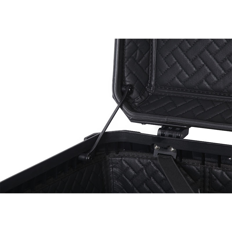 65L Armored Model with Perforated Board Aluminum Alloy Motorcycle Trunk Portable Quick-Release Bottom Plate Electric Vehicle Trunk