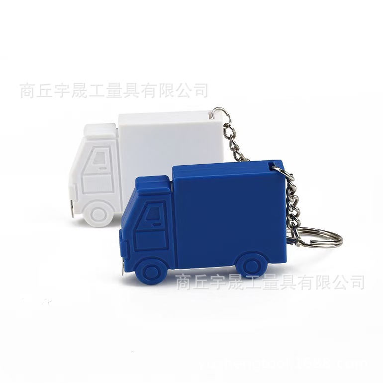 1m2m卡通卷尺迷你小汽车卷尺 卡车小卷尺 印刷LOGO 钥匙扣礼品尺
