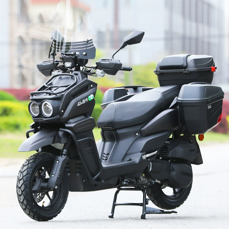 Новый бензо- или бензиновый мотоцикл-скутер 150cc, топливное транспортное средство, с электрическим впрыском, экономичный и стильный, с педалью мощности, можно зарегистрировать