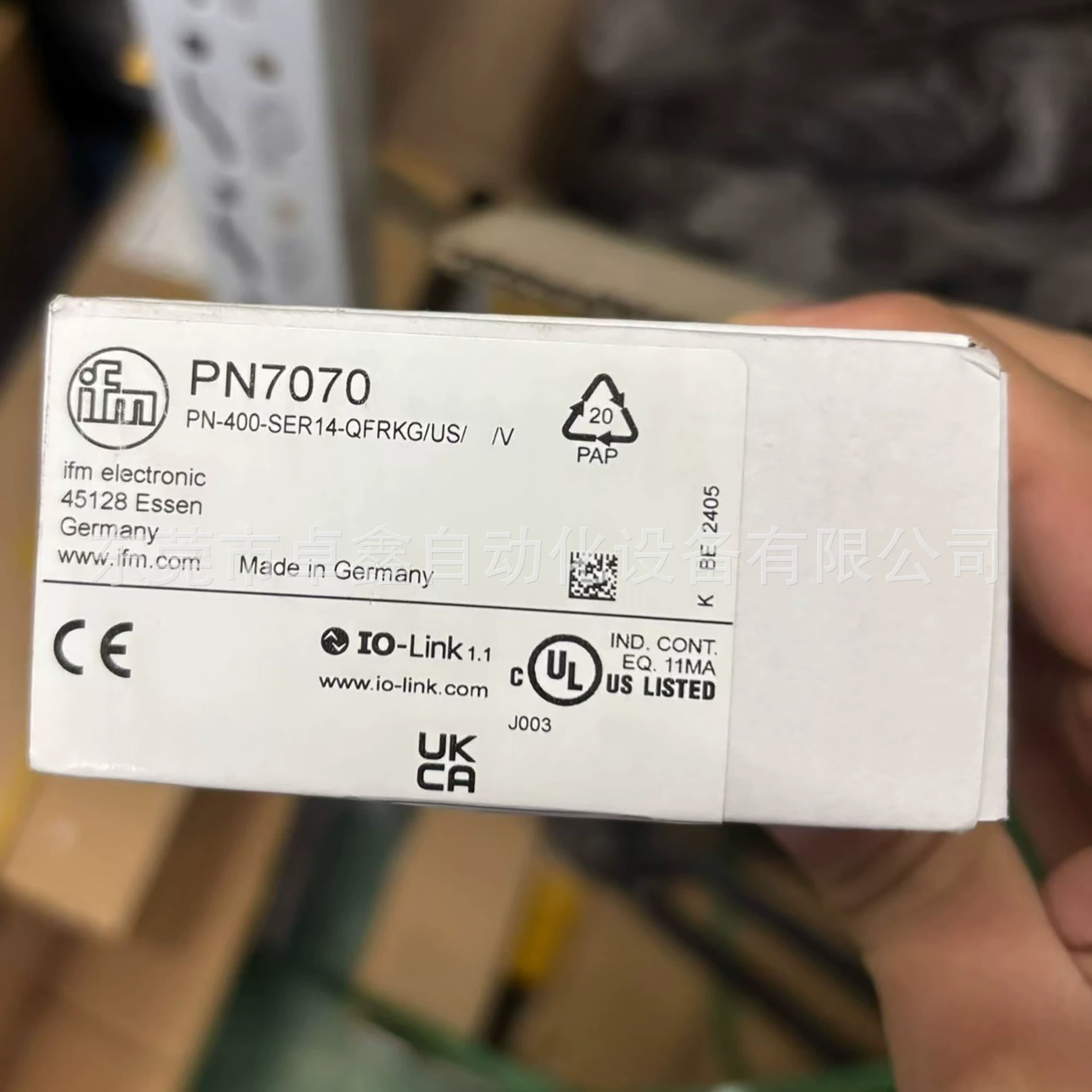 PN7070 Датчик давления ifm Рассчитывается