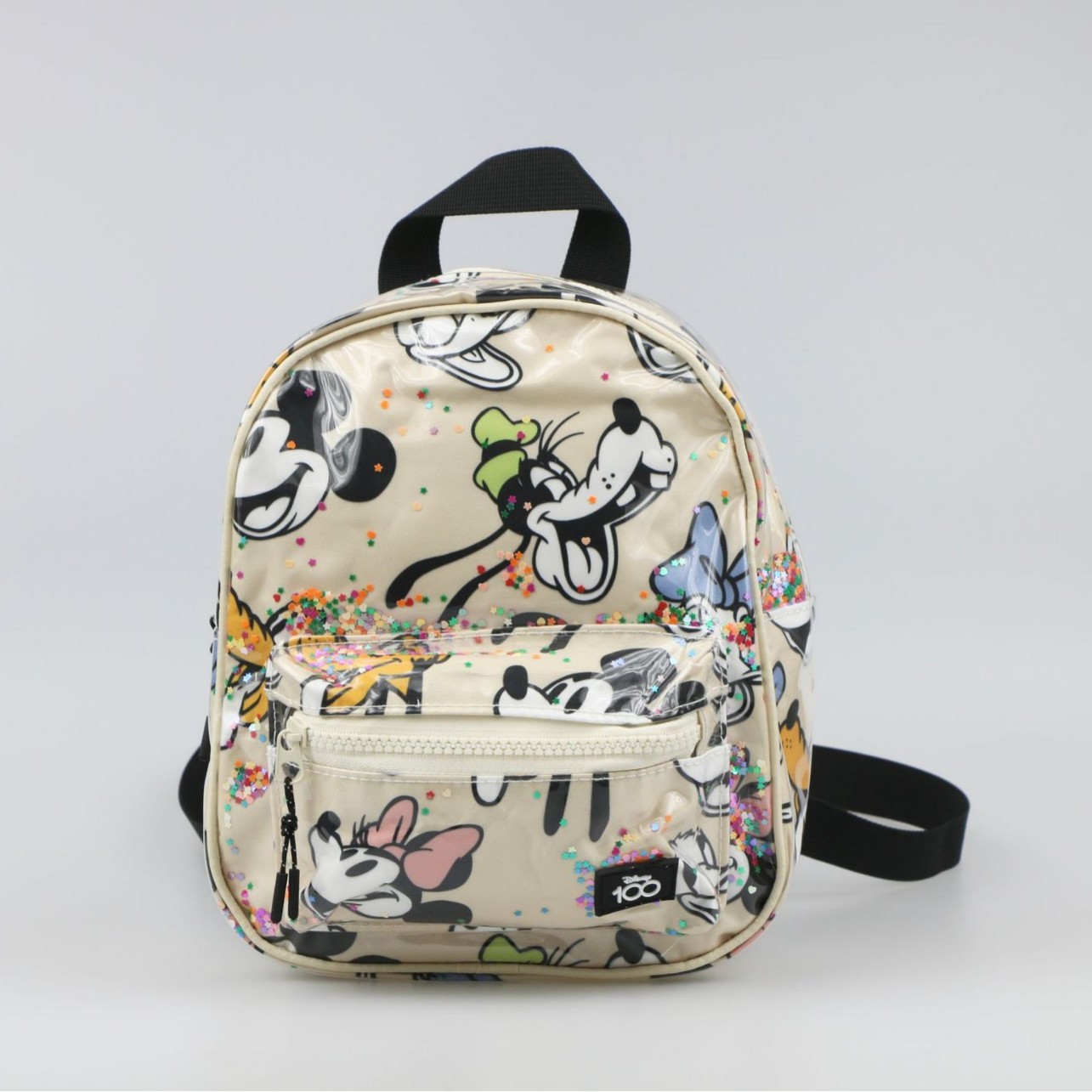 Nueva mochila infantil estampada con lentejuelas de albaricoque Pluto