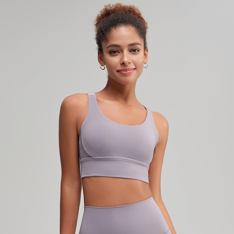 Ropa de yoga, espalda cruzada, ropa interior deportiva, a prueba de golpes, anti-caída, sujetador de yoga, chaleco de fitness, alta resistencia