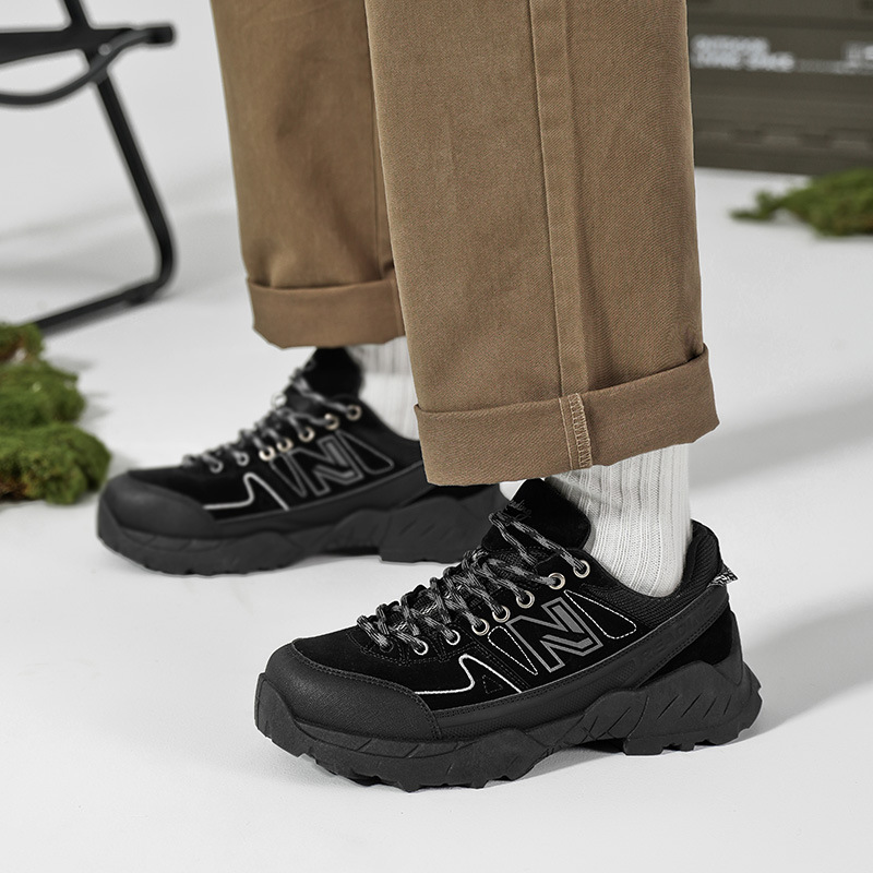 Plus New New Balance Thick-Soled Low-Top Hiking Shoes for Men and Women, Breathable Outdoor Hiking Casual Shoes for Students